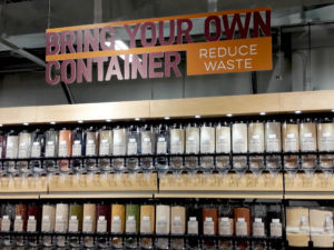 MOM's Organic Market bulk section Bring Your Own Container