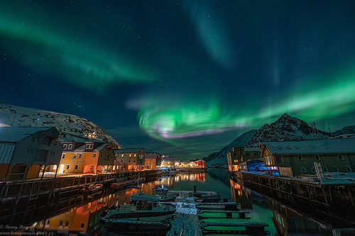 Magical Auroras in Colorful Vesterålen, Norway