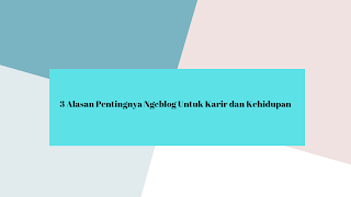 pentingnya ngeblog untuk karir