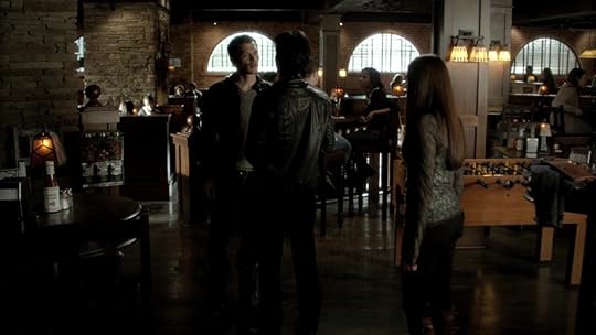 Characters from The Vampire Diaries at The Mystic Grill in Atlanta