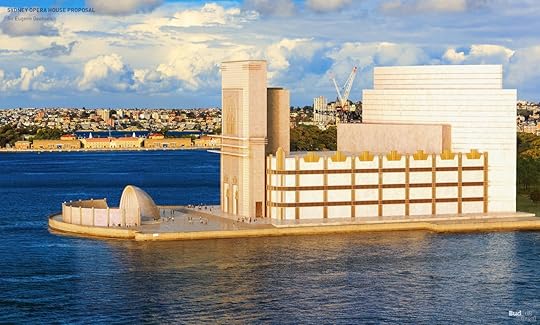 Sydney Symphony Orchestra conductor Sir Eugene Goossen’s proposed design of Sydney Opera House