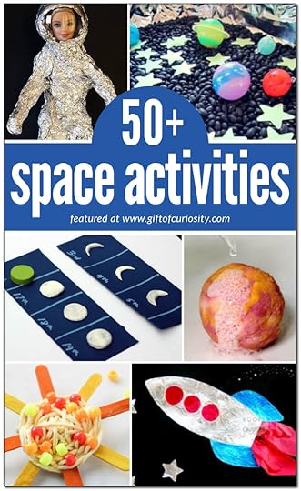 50+ awesome space activities for kids to learn about the planets, the sun, the moon, stars, constellations, astronauts, space travel and more! || Gift of Curiosity