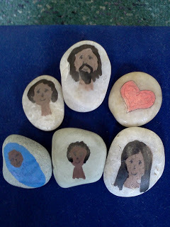 http://flamecreativekids.blogspot.co.uk/2012/04/jesus-welcomes-children-story-stones.html