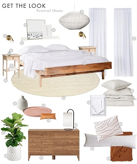 Emily Henderson Budget Room Starter Apartment Bedroom Neutral Oasis 1