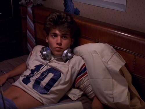johnny depp, boy, and Hot image