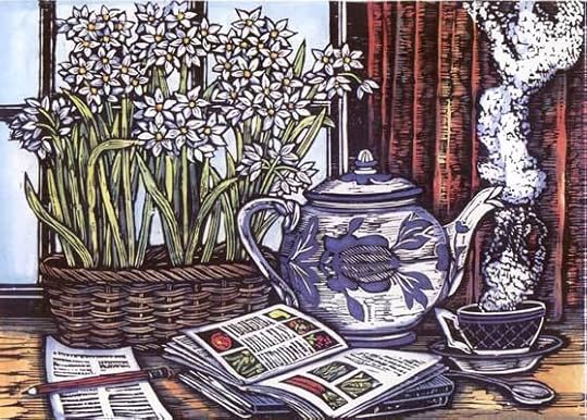 Mary Azarian, January Teatime