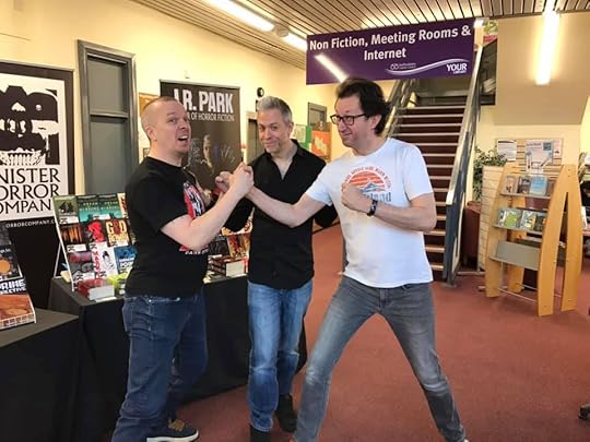 Image may contain: 3 people, including Duncan Bradshaw and Ken Preston, people smiling, people standing