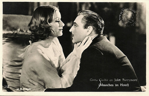 Greta Garbo and John Barrymore in Grand Hotel