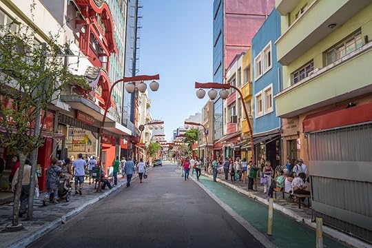 Liberdade Avenue at Liberdade Japanese Neighborhood