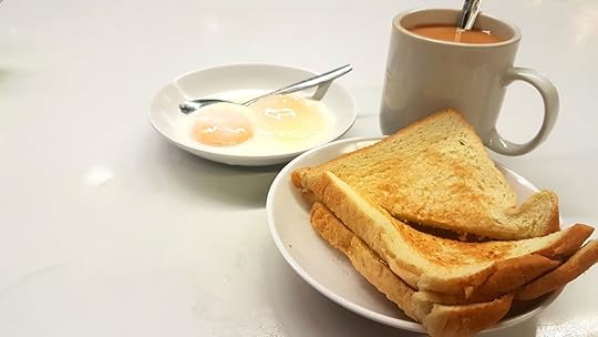 toast with soft boil eggs