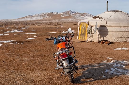 Motorbike in Mongolia