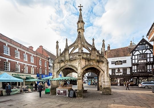 Ancient Medieval Market Cross known as the Cross Poultry in Salisbury