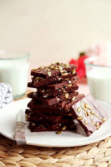 Cacao Brownies Thins with Salted Pumpkin Seeds