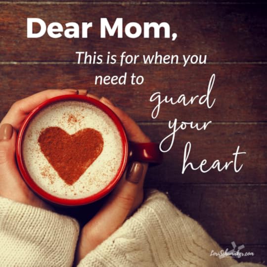 Is today one of those hard mom days? A day when you need help? Help to to stand up against the whispered lies of the enemy ... and help to guard your heart so it doesn't fall apart? If so, this is for you. #motherhood #momlife #guardyourheart #hope #help #parenting #godslove #surrenderedheartsbook #livesurrendered