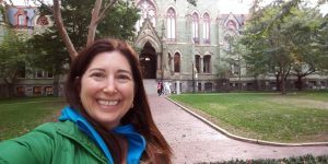 Lisa Niver at her Alma Mater, University of Pennsylvania