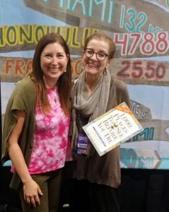 Lisa Niver and Patricia Schultz Feb 2018 at the Travel and Adventure Show