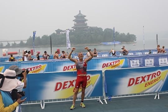 Fromberg Beijing aquathon finish