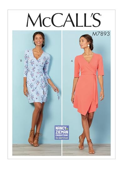 McCalls M7893 Wrap Dress Pattern by Nancy Zieman Productions