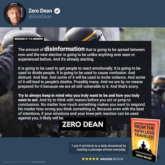Dealing with disinformation: Think before you act or react