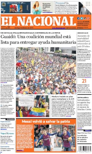 El Nacional Front Page