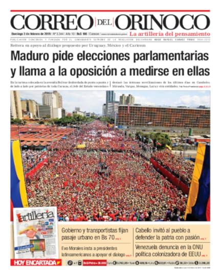 Correo del Orinoco front page