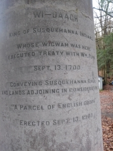 Widaagh Monument in Antes Fort