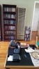 Neat bookcases and less messy table