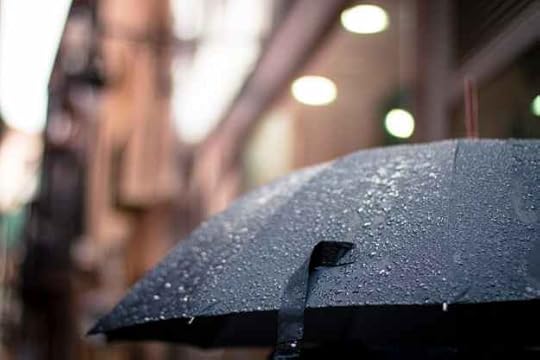 rainy rain umbrella weather
