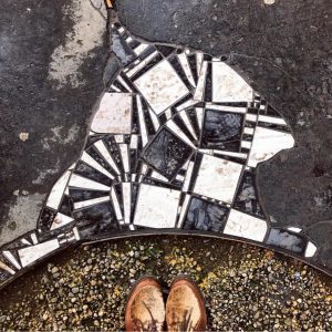 tile used to patch floor