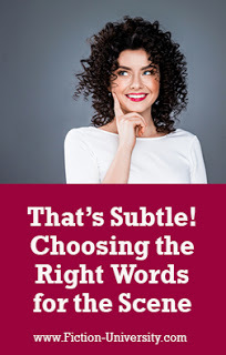 word choice, show vs tell
