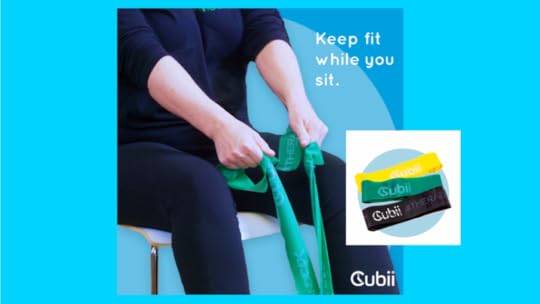 Cubii Under Desk Elliptical, keep fit, Therabands, resistance bands, exercise, fitness, wellness, HR Bartender