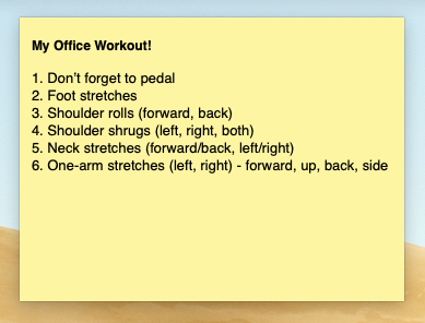 Cubii resistance exercise list, resistance exercise, exercise, workout, keep fit, Cubii elliptical, HR Bartender