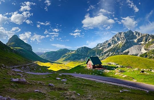 Amaizing sunset view on Durmitor mountains