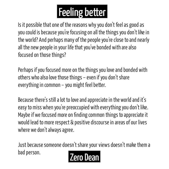 Feeling better