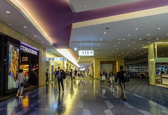 Interior of Haneda Airport in Tokyo, Japan