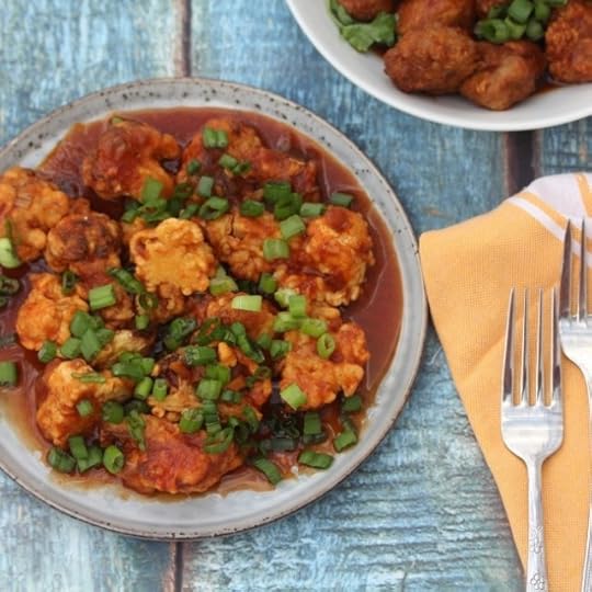 Easier, Healthier, Cauliflower or Chicken Manchurian
