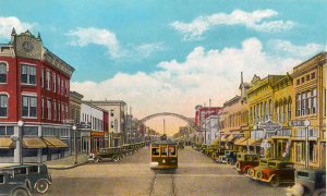 Am Gods View_looking_North_on_Commercial_Avenue _Cairo _Illinois _1929