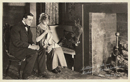 Lillian Gish and Richard Barthelmess in Way Down East (1920)