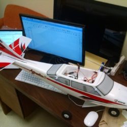 Aircraft with Wing Removed