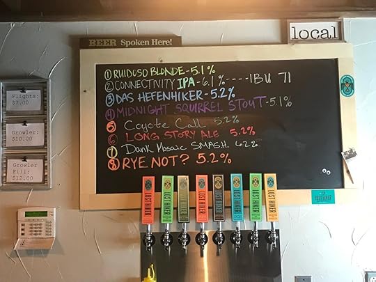 Tap at a bar in Ruidoso, New Mexico