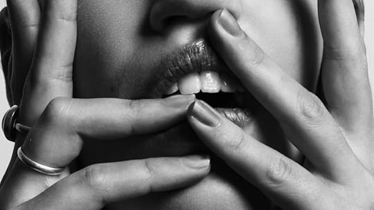 Anxiety is a good thing? -- woman clutching at her face
