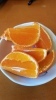 Sliced oranges