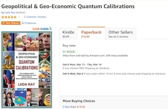 AMAZON PAPERBACK SNAPSHOT 12noon Mar4 2019 #1 New Release Prophechies