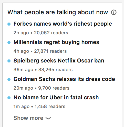 linkedin trending topics