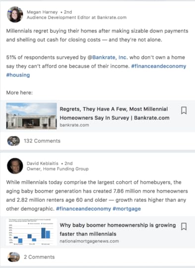 linkedin trending topics