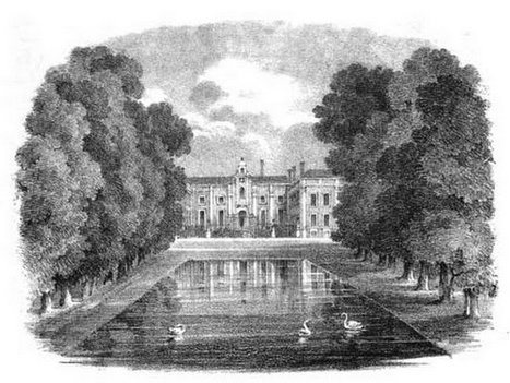 Beddington Park from Select Illustrations of the County of Surrey by GF Prosser (1828)