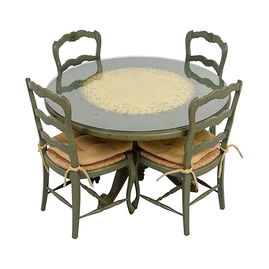 88 Off Hand Painted Country Style Kitchen Table and Painted Kitchen Table and Chairs