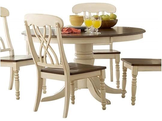 White and Cherry Kitchen Table Antique White Round Antique Round Kitchen Table