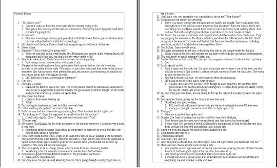 An example of a very detailed outline