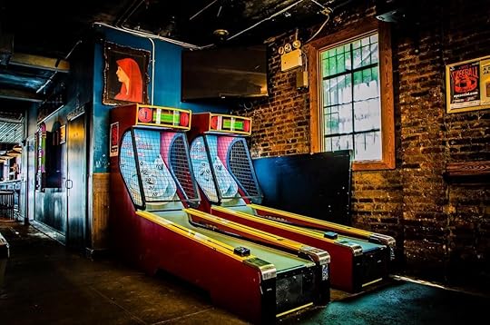 Skee-Ball machines at Ace Bar, New York